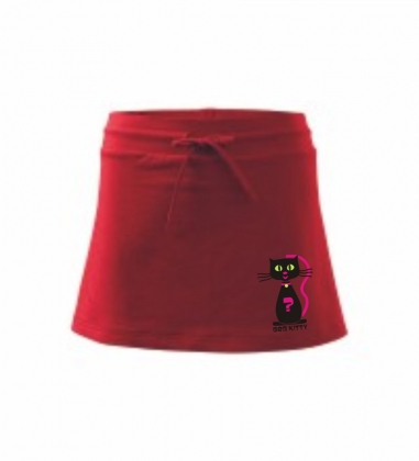 GEO Kitty sukně - červená